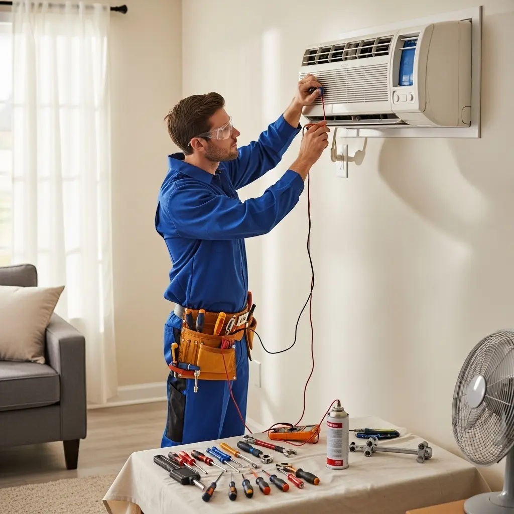 Selendi Sunny Sunny klima gaz dolumu ve bakım – Enerji verimliliği artırıldı. - Teknik servis örneği